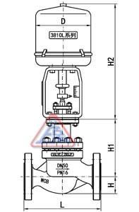 精小型电动调节阀(配3810L执行器)